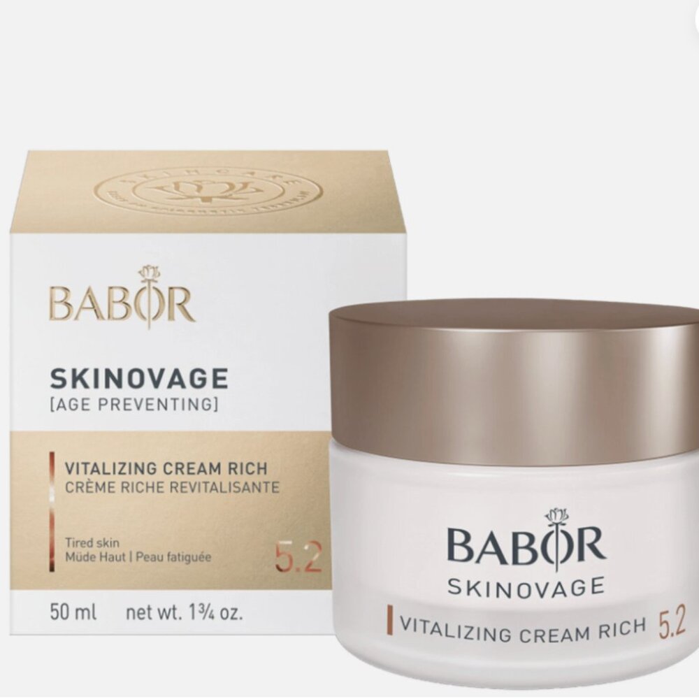 Babor Skinovage  Vitalizing Cream Rich 5.2  NEW & SEALED 1.75oz/50ml